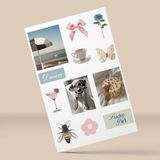 Volumetric 3d stickers Dream