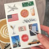 New York - 3D sticker pack A6