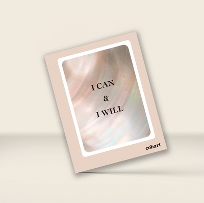 i can i will- 3д стікер-гігант  СS-3D-236 фото